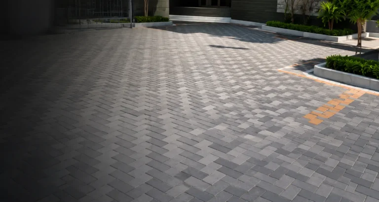 Header paving block Bandung