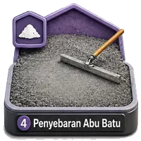 Penyebaran Abu Batu
