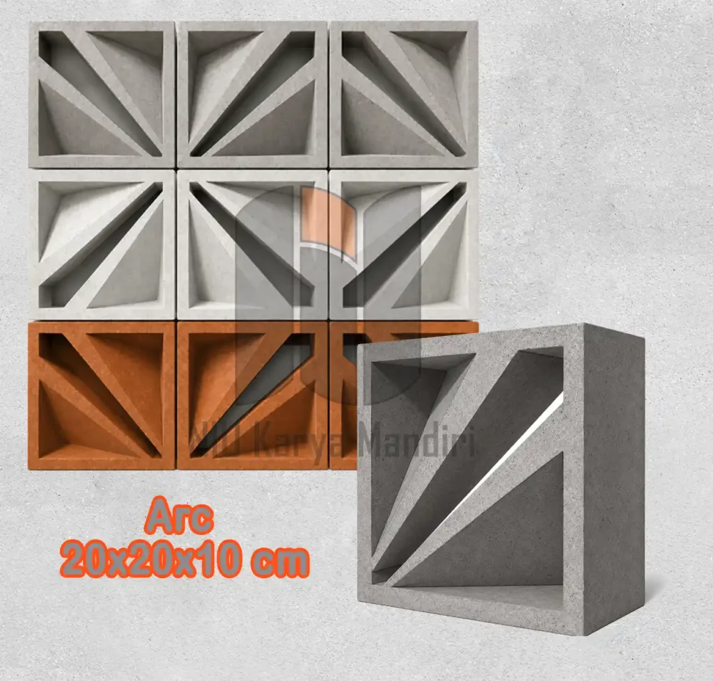 Harga Roster Beton Arc 20x20x10 cm