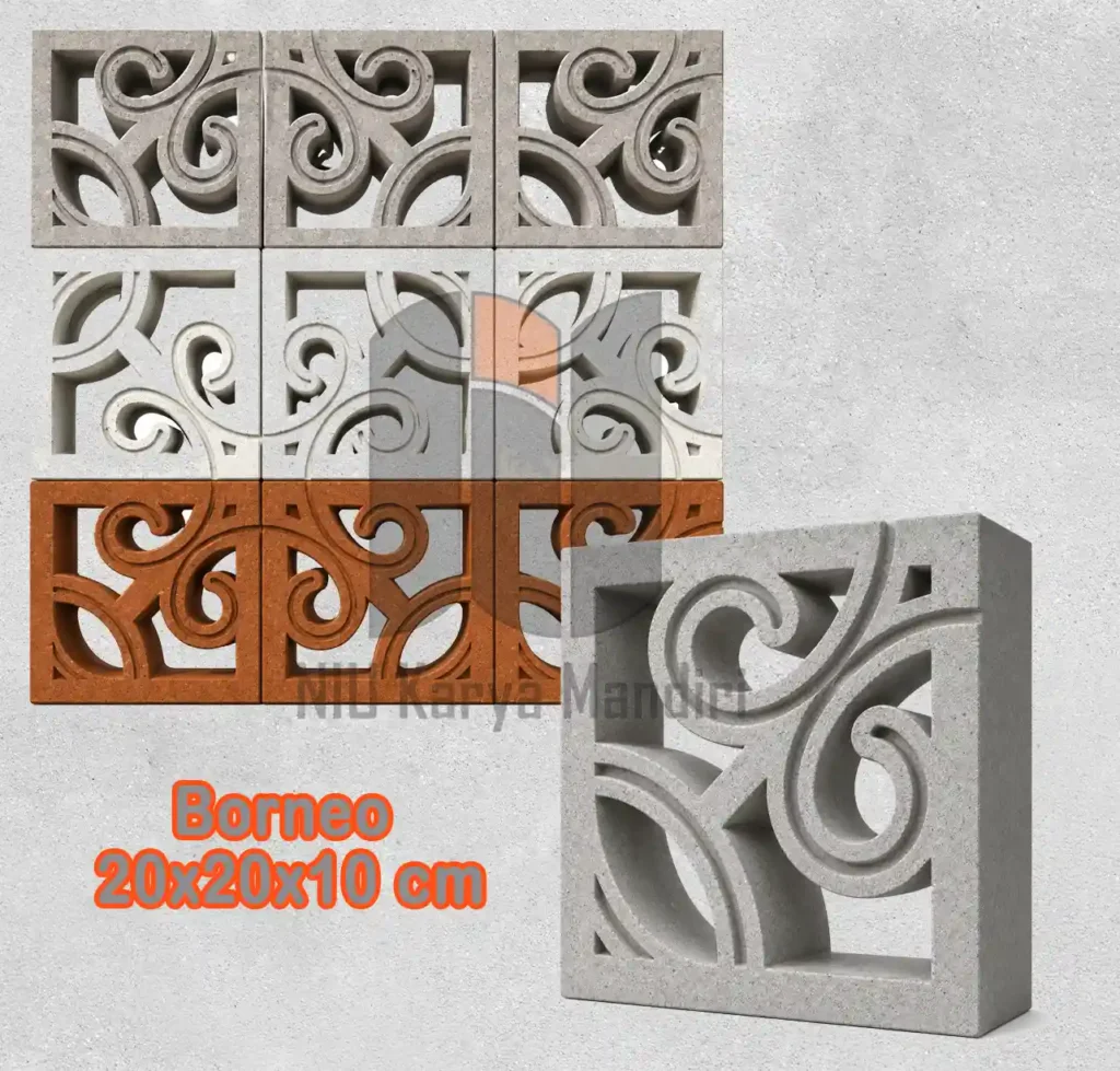Harga Roster Beton Borneo 20x20x10 cm