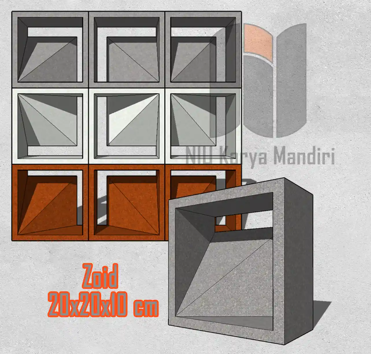 Zoid 20x20x10 cm