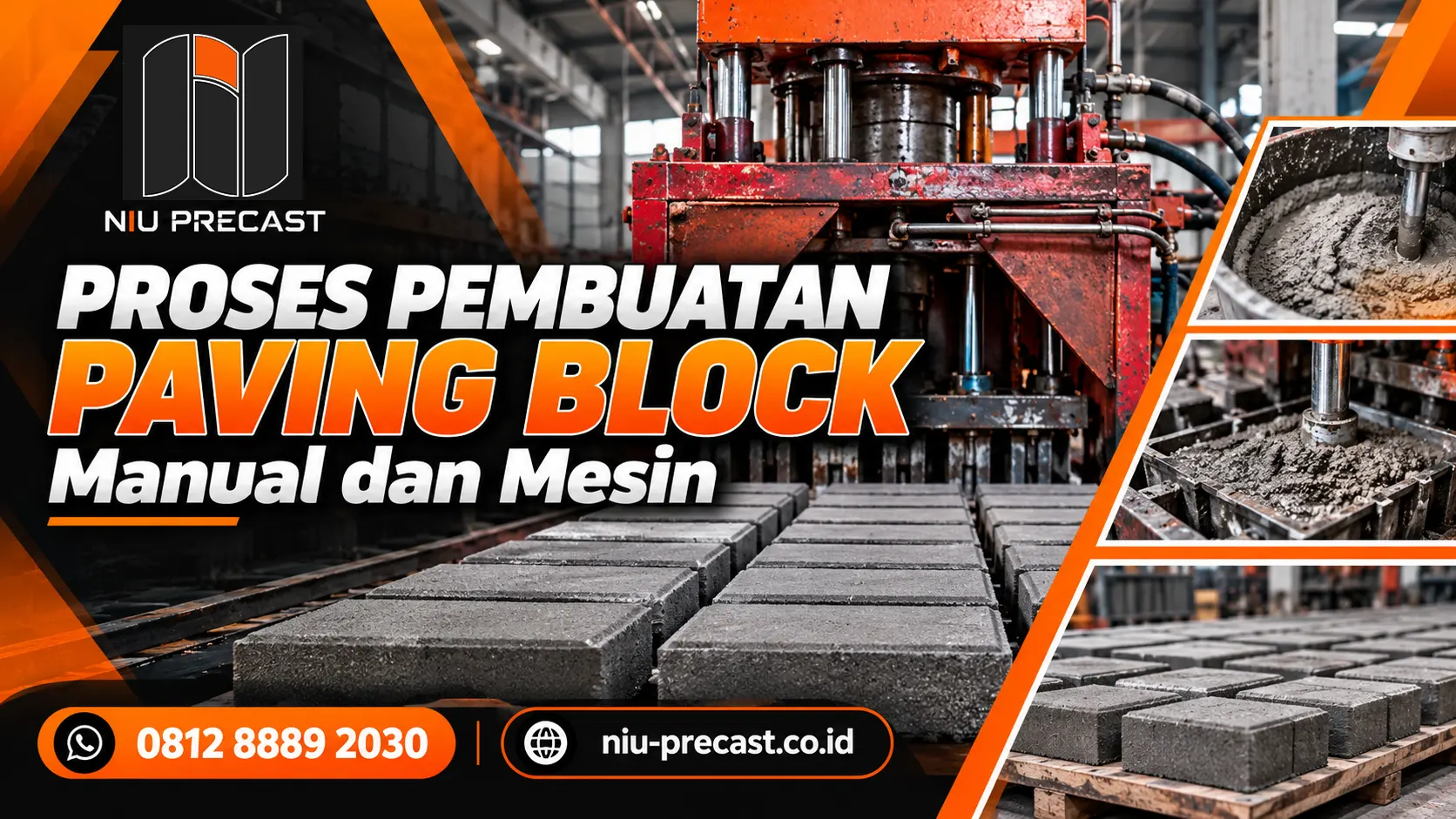Proses Pembuatan Paving Block NIU PRECAST