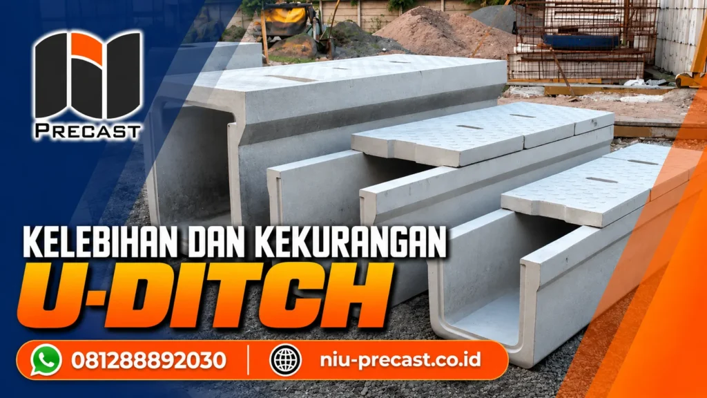 Keunggulan dan Kekurangan U-Ditch Precast