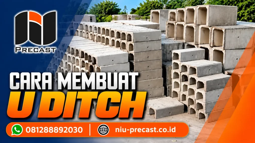 Panduan Membuat U Ditch Precast