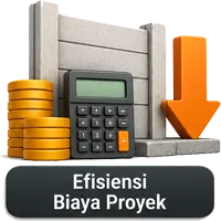 Pagar Panel Beton Bandung Efisiensi biaya proyek