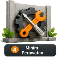 Pagar Panel Beton Bandung Minim Perawatan