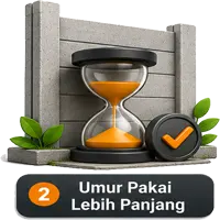 Pagar Panel Beton Bandung Umur pakai lebih panjang