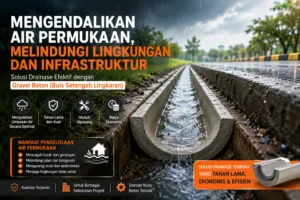 Drainase Beton Untu Air Permukaan