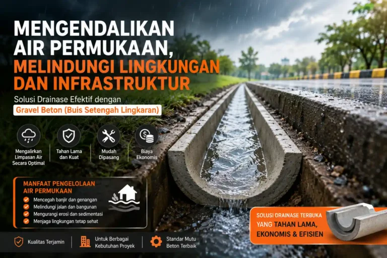 Drainase Beton Untu Air Permukaan