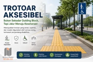 Trotoar Aksesibel Menuju Kesetaraan