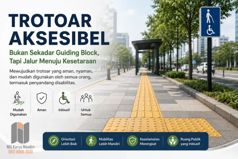 Trotoar Aksesibel Menuju Kesetaraan