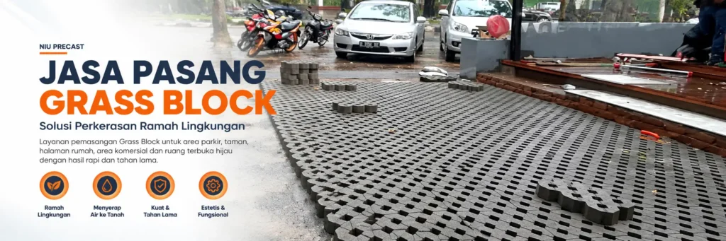 Jasa Pasang Beton Precast Header Jasa Pasang Grass Block