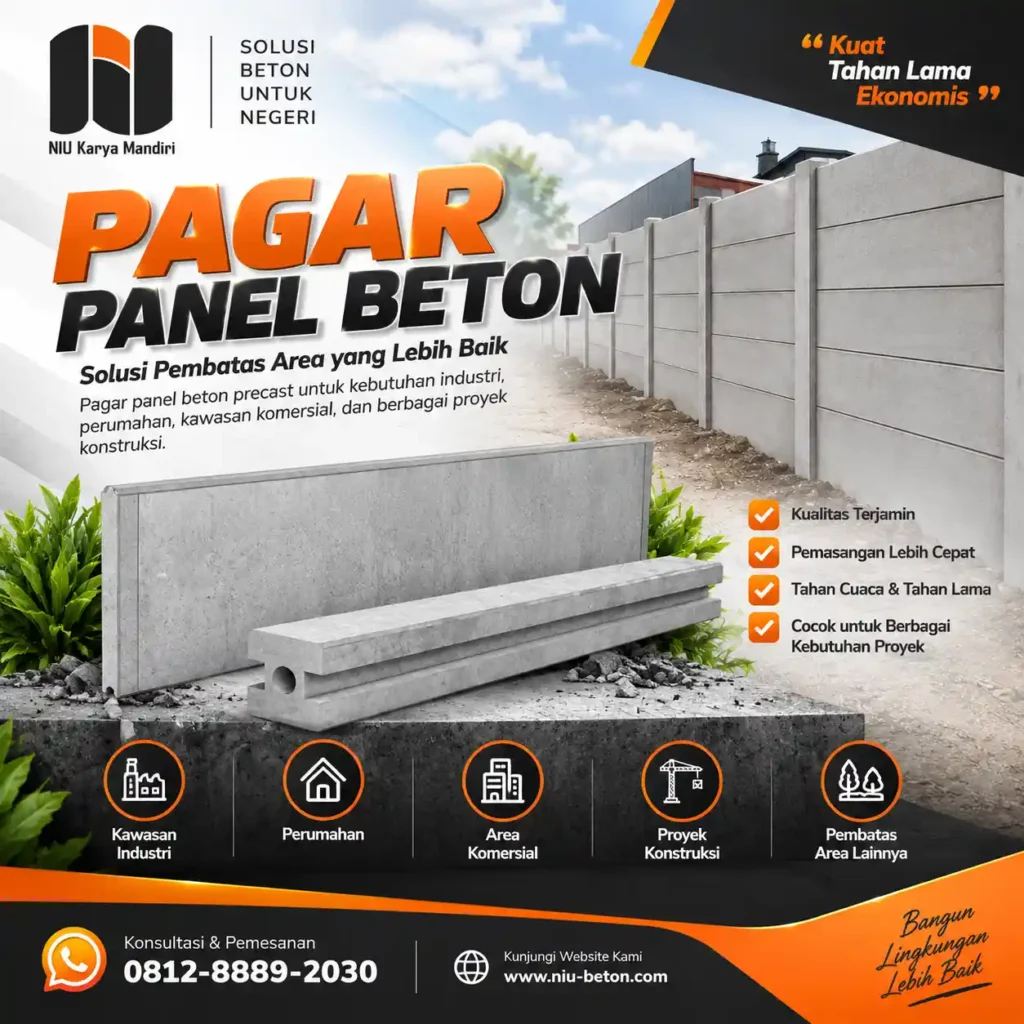 Pagar Panel Beton NIU Karya Mandiri