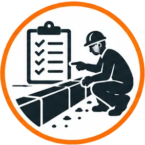Jasa Pemasangan Kanstin Beton 8. Pemeriksaan Akhir