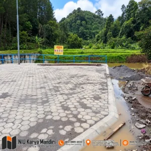 Area Proyek PLTM Cikopo 2 di Lembah Hijau