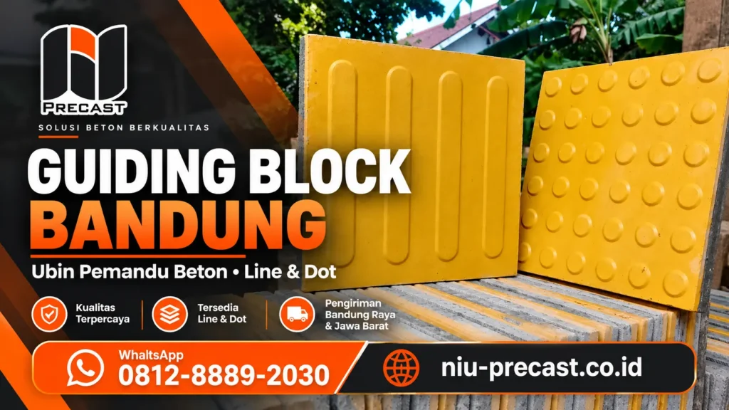 NIU Precast Iklan Guiding Block Bandung