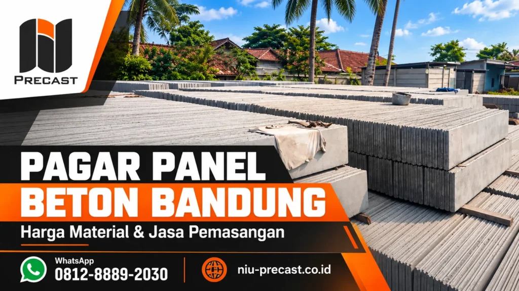 NIU Precast Pagar Panel Beton Bandung