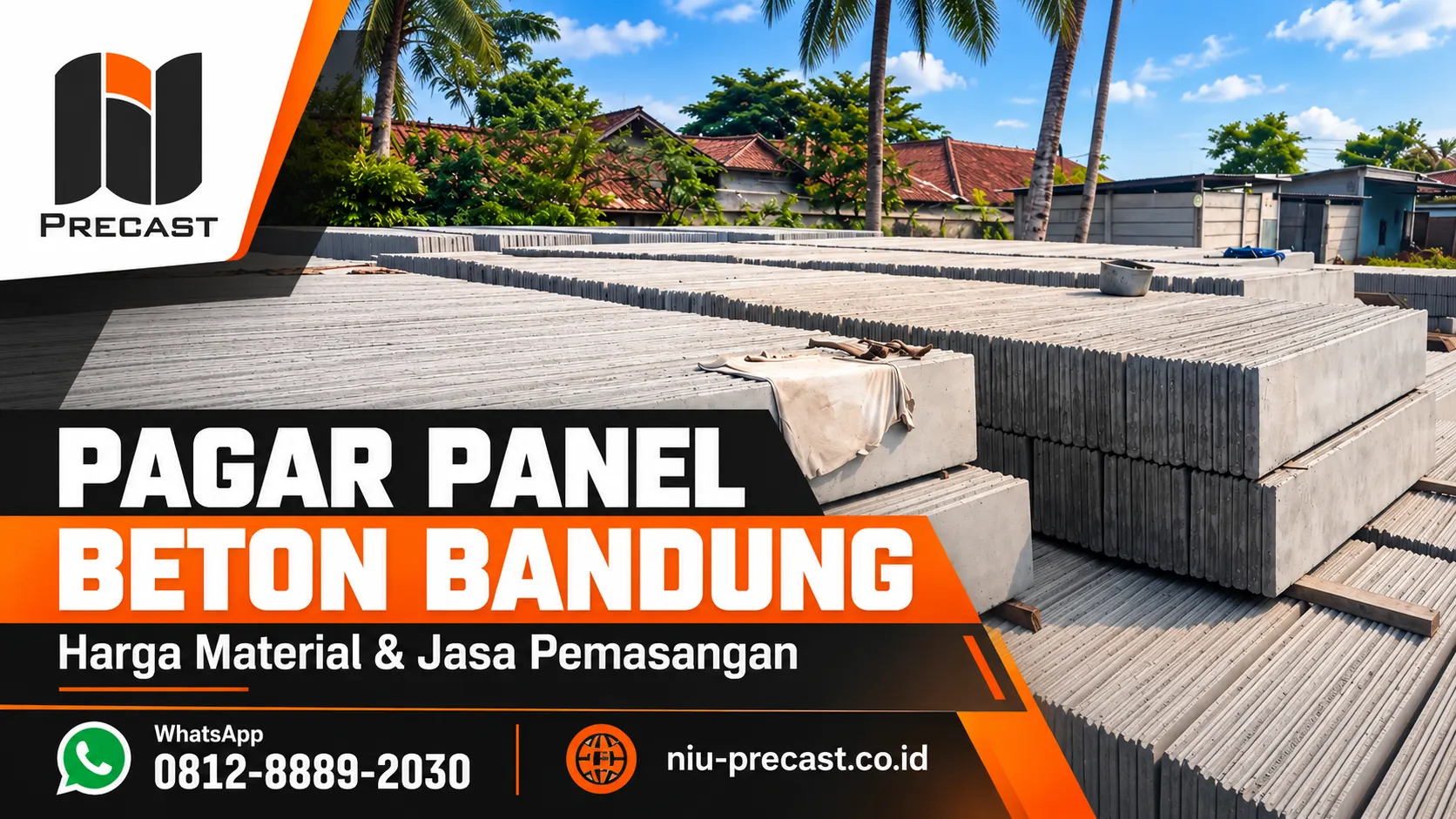Pagar Panel Beton Bandung