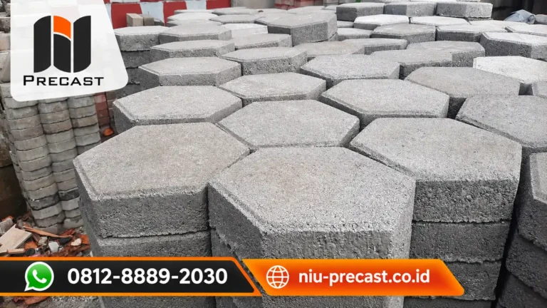 harga paving block di Cimahi Stok paving block segi enam beton di NIU Precast untuk kebutuhan proyek