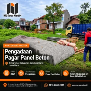 Portofolio Pagar Panel Beton NIU