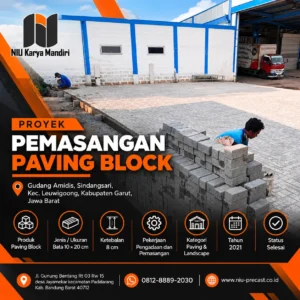 Proyek Pemasangan Paving Block Garut