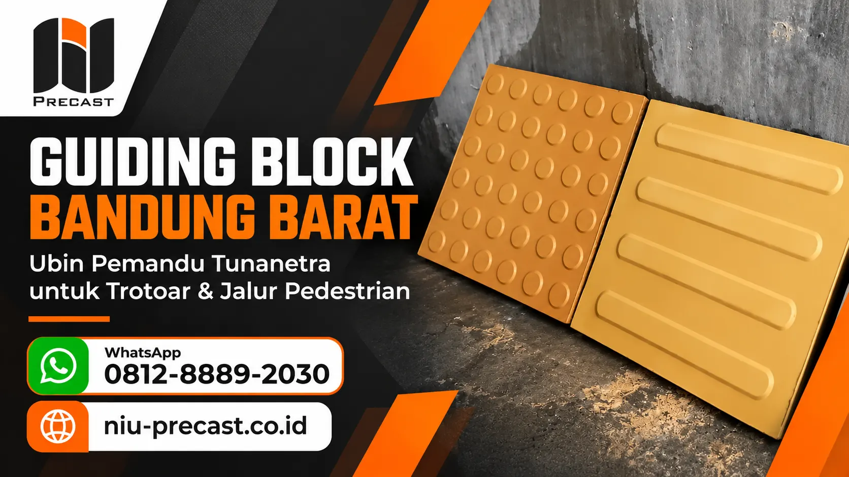 Spanduk Guiding Block Bandung Barat
